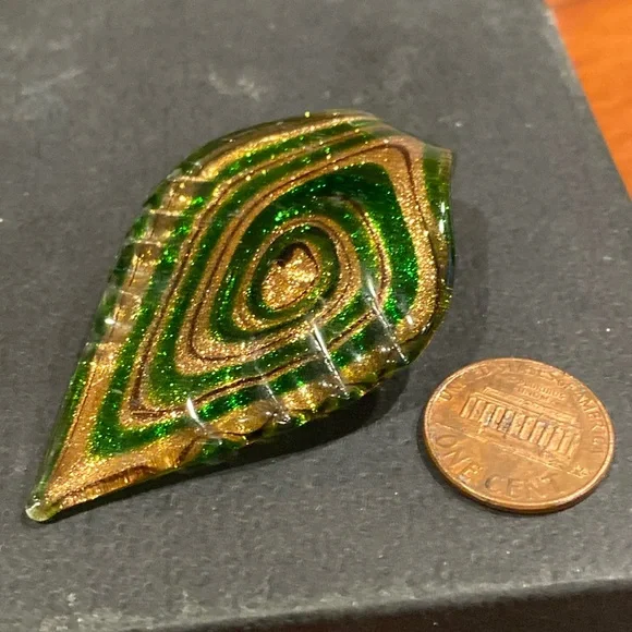 Handmade Choker with Murano Glass Pendant - Picture 2 of 4